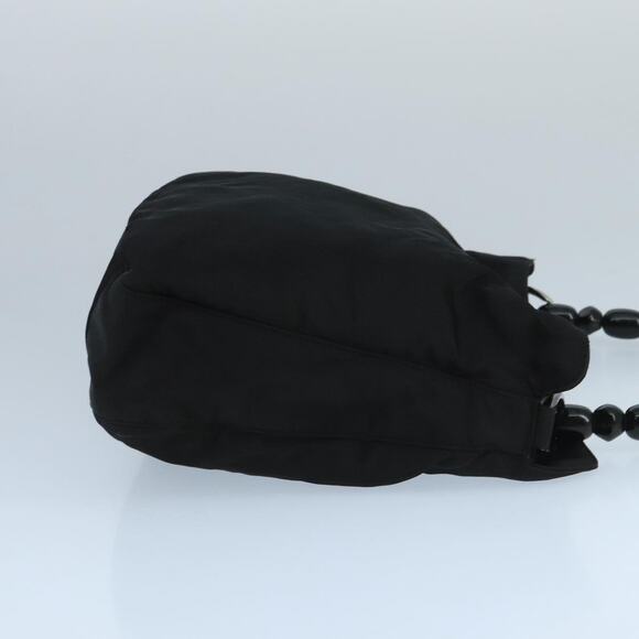 DIOR Maris Pearl Hand Bag Leather Black Silver - Picture 4 of 16